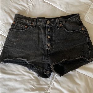 Levi’s Black High Waisted Denim